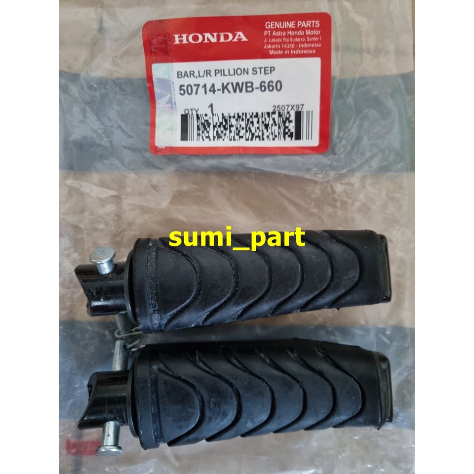 Rear Footrest Rubber Foot Step Rear Revo Blade Beat Fi F1 Beat Motor ...