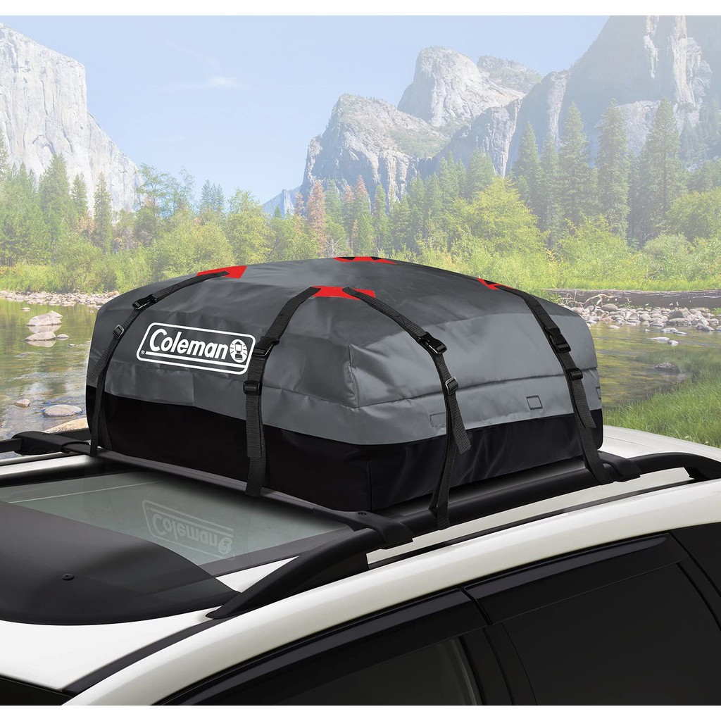 Coleman waterproof rooftop store cargo carrier