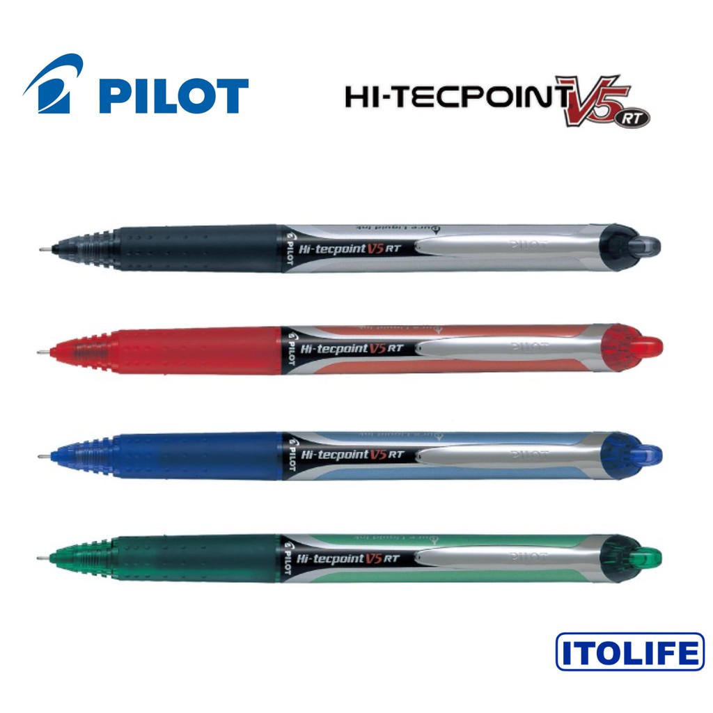 Pilot Hi-Tecpoint V5 RT Rollerball Pen 0.5mm- 1pc