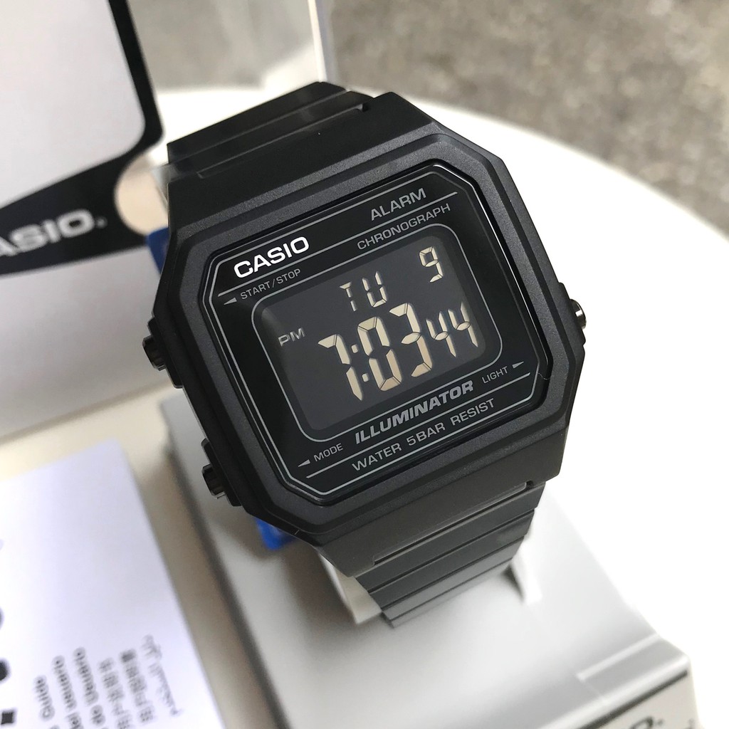 Original Casio Watch B650WB-1B Digital Black Steel B650 | Shopee ...