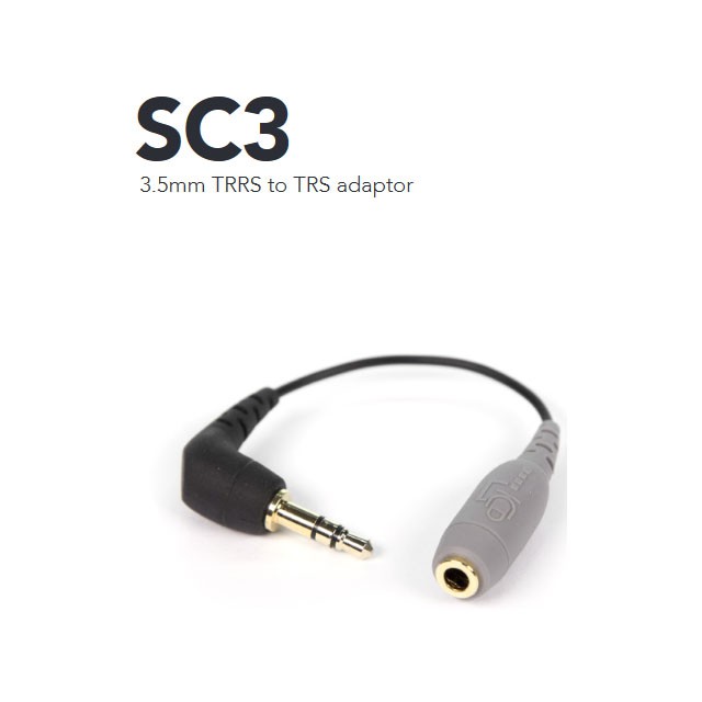 Rode SC-3/SC3 3.5mm TRRS to TRS Adapter | Shopee Philippines