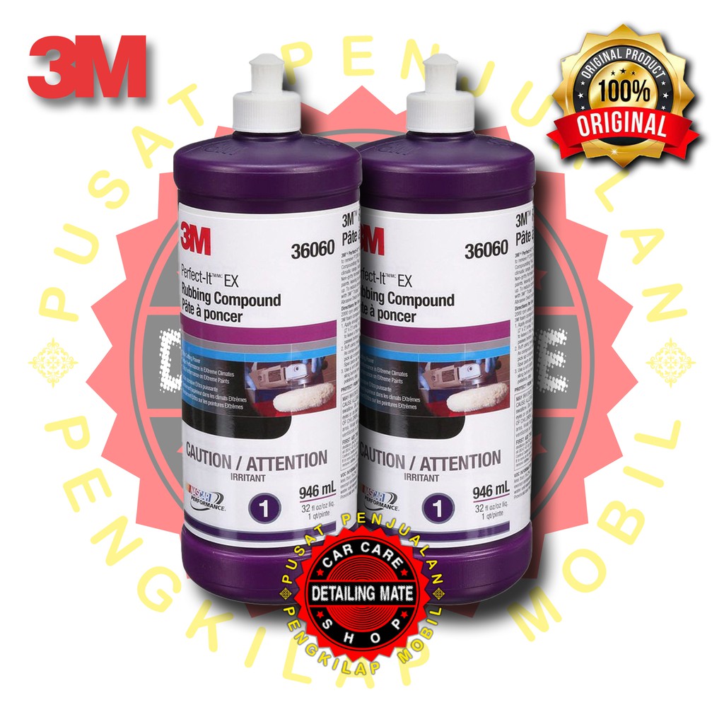3m Perfect it ex II Rubbing Compound (360) | Shopee Philippines