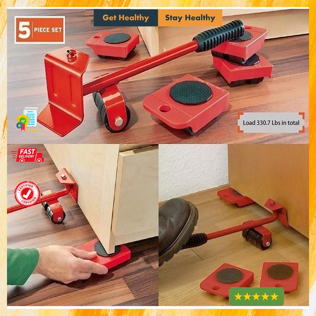 Lifting and Moving Tool Set for Heavy Objects, Smart Furniture Moving ...