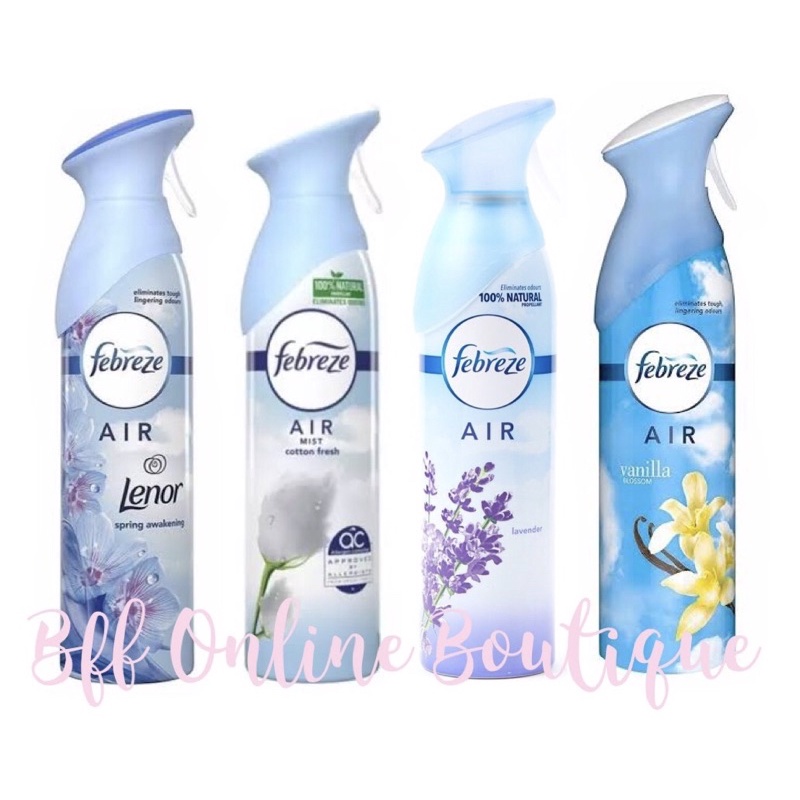 Febreze Air Lenor Air Freshener Spray 300mL Shopee Philippines