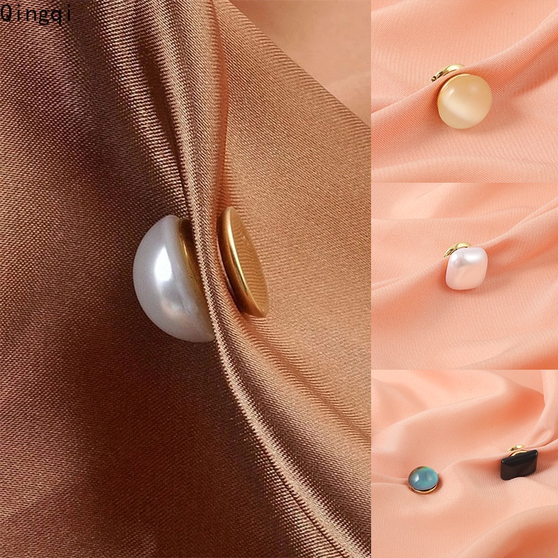 Hijab Pearl Brooch Hijab Clip Luxury Accessory No Hole Pins