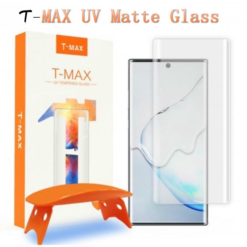 T-Max UV Tempered Glass For Galaxy S24 Ultra S23 S22 S21 Note 20 Ultra ...
