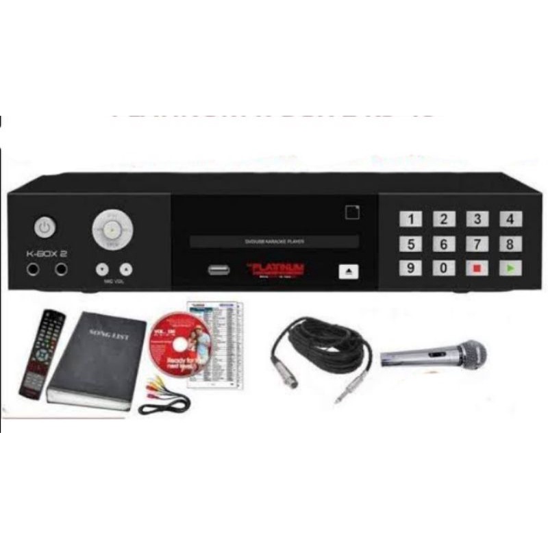 PLATINUM UPDATED KARAOKE PLAYER (K-BOX 2 VOL 25 | Shopee Philippines