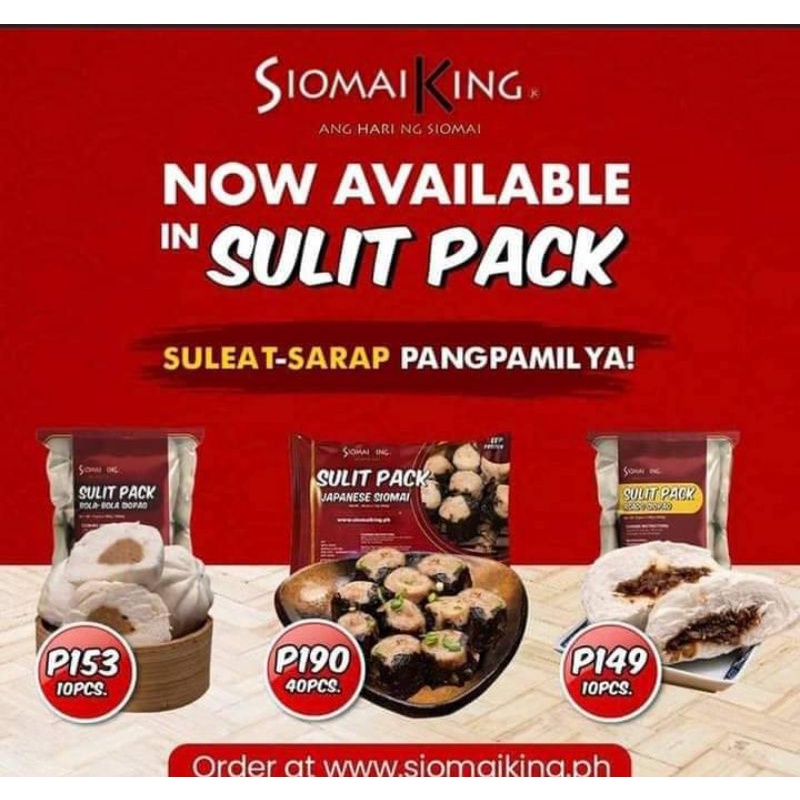 Siomai King Sulit Pack Shopee Philippines