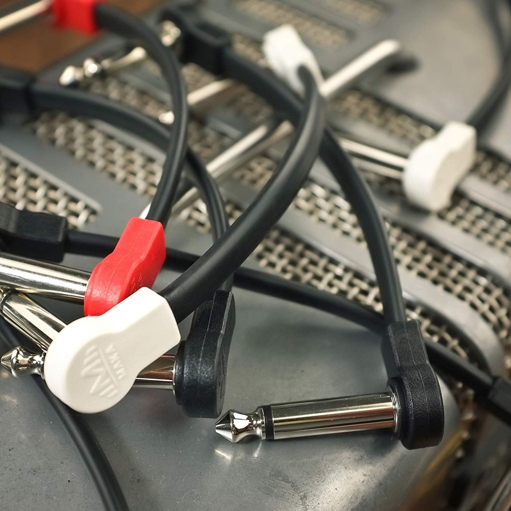 3Pack MAKA SShaped Flat Low Profile Guitar Pedal Patch Cable 8 inch