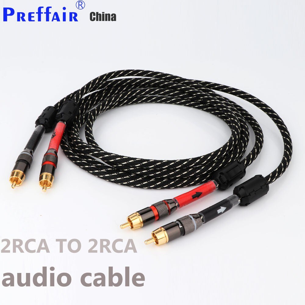 Cavo RCA Audiofili 2 Maschio-2 Maschio 1,5m – Placcato Argento, Per Hi-Fi, Home Theater E Console Di Gioco