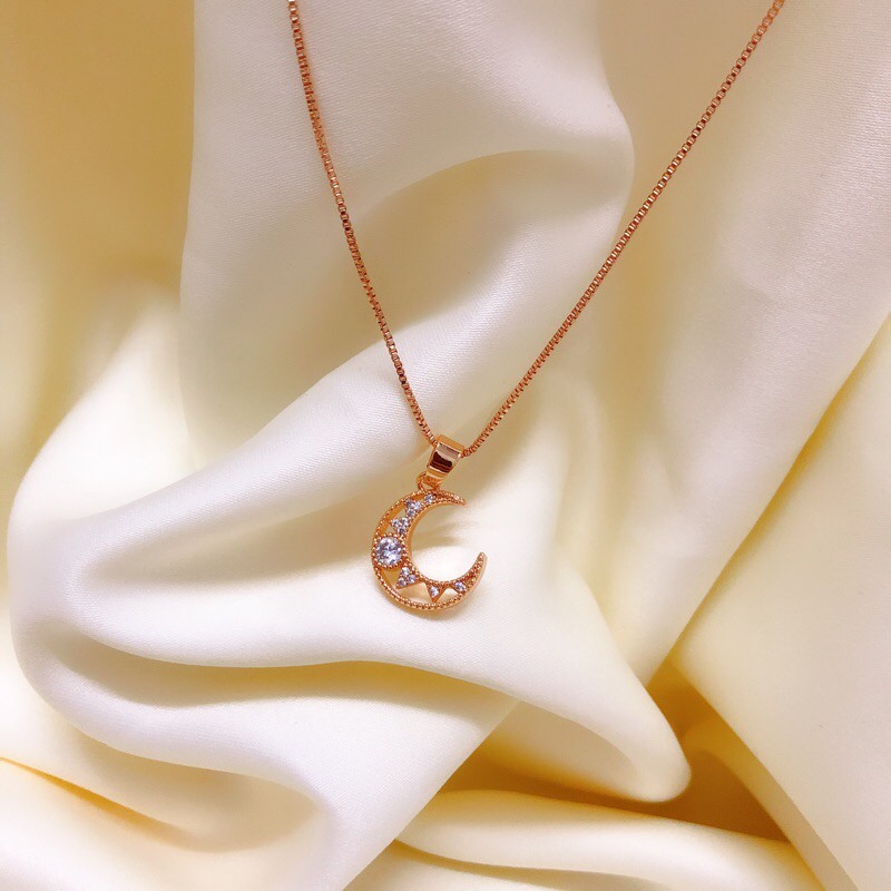 Moon necklace shopee outlet