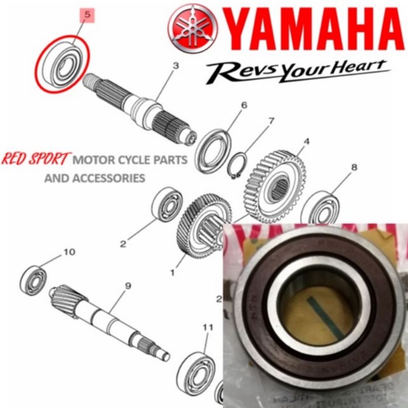 rear axle bearing mio i 125 mio soul i 125 Shopee Philippines