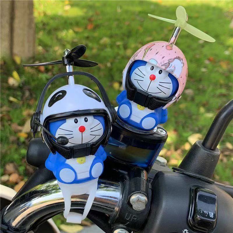 Doraemon Bamboo Dragonfly Helmet Children Tinkerbell Cat Car Electric ...