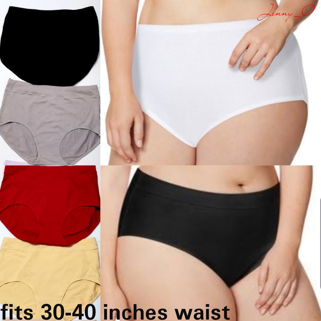 3PCS/pack Women's panties Cotton Large Plus Size High Waist