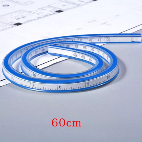 French Curve Drafting Rulers 40/60cm Flexible Curve Ruler Drawing Tool ...