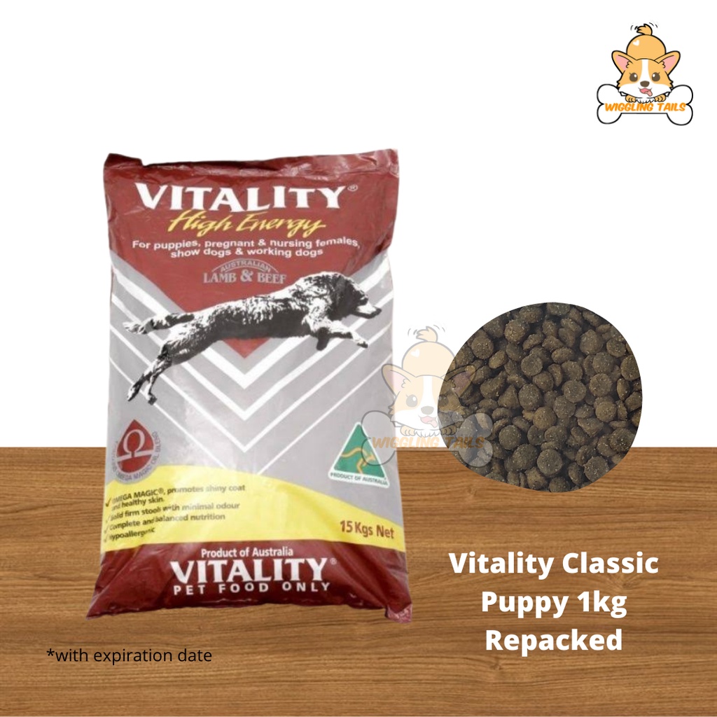 Vitality high energy puppy discount