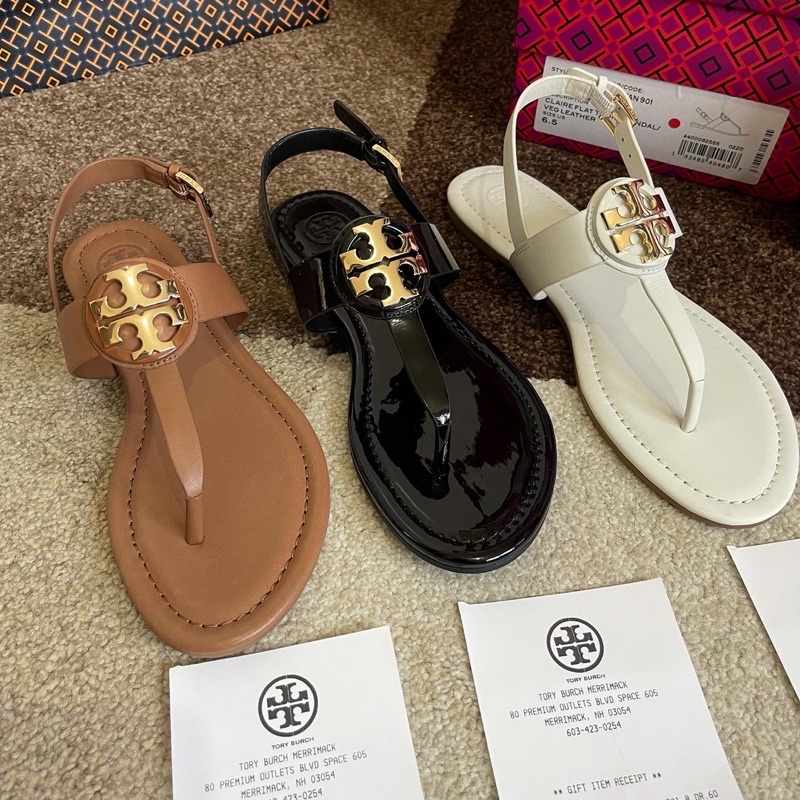 Claire flat thong discount sandals tory burch