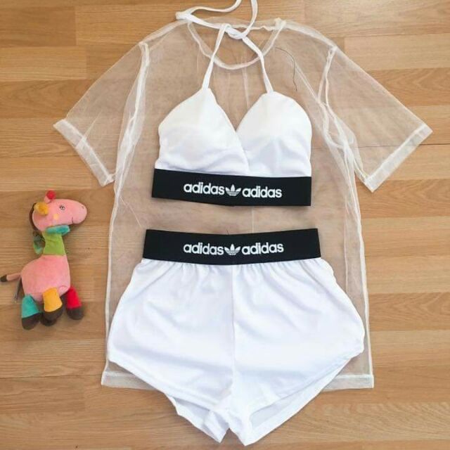 Adidas two piece clearance swimsuit