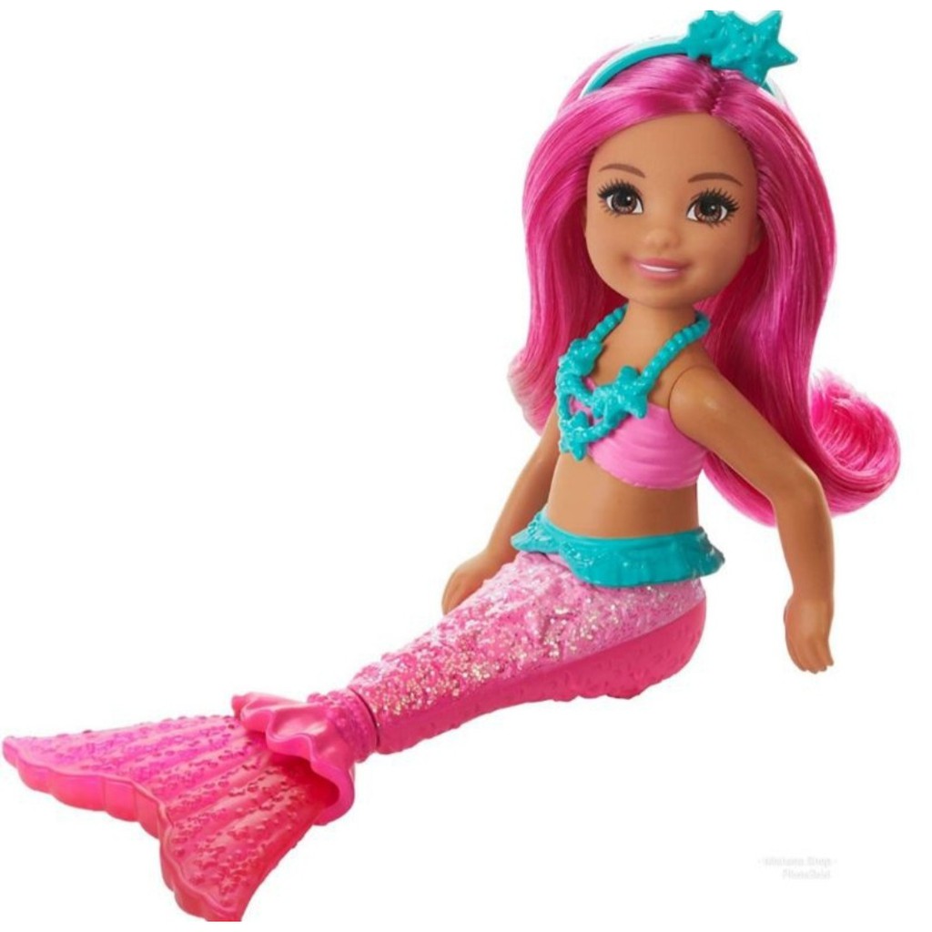 MATTEL Barbie Dreamtopia Mermaid Chelsea Dolls Rainbow Multi-Colour ...