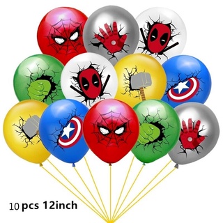 1Set Marvel Super Hero 3D Spiderman Balloon Garland Arch Kit Latex