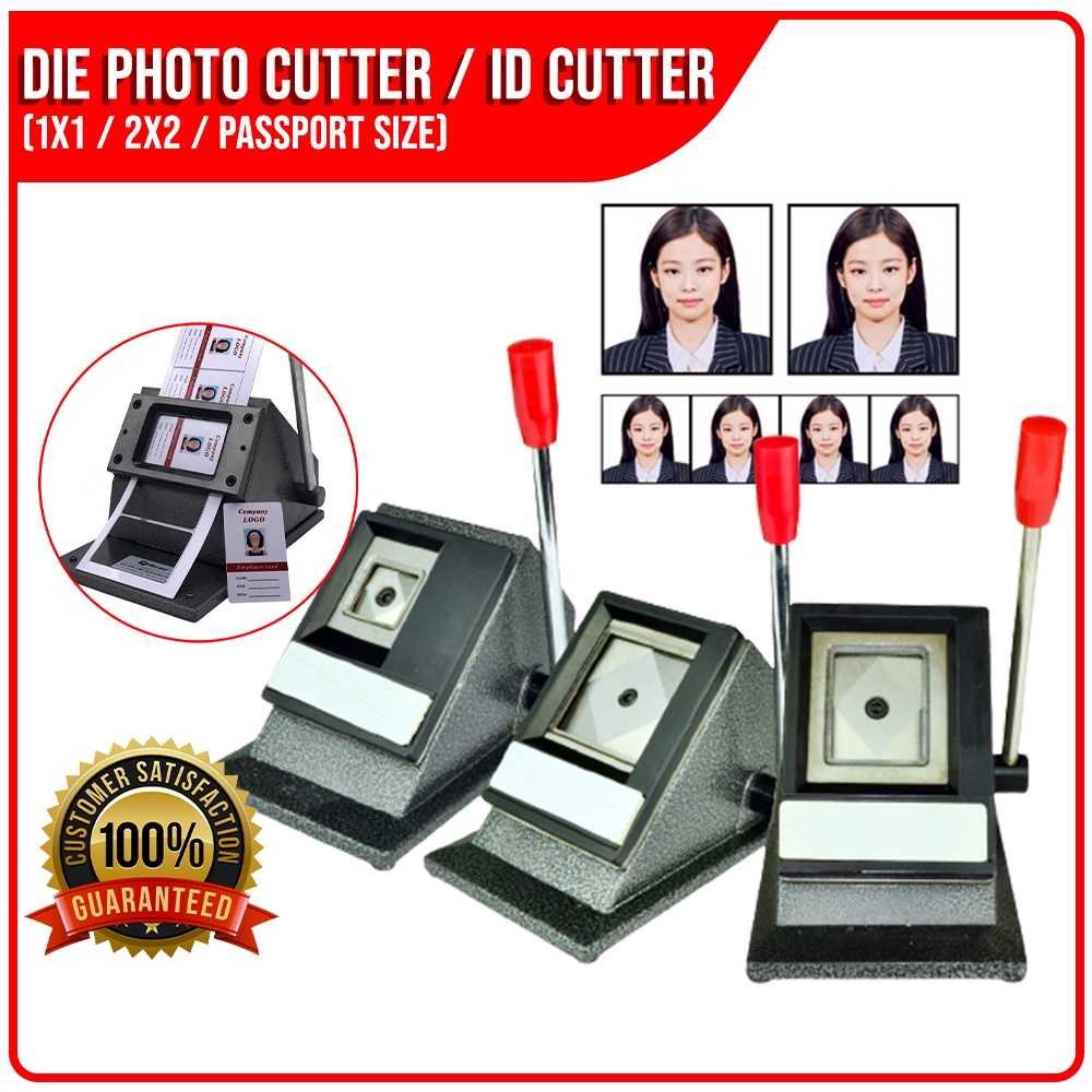 Officom Die Photo Cutter Id Cutter 1x1 2x2 Passport Size Shopee Philippines 5509