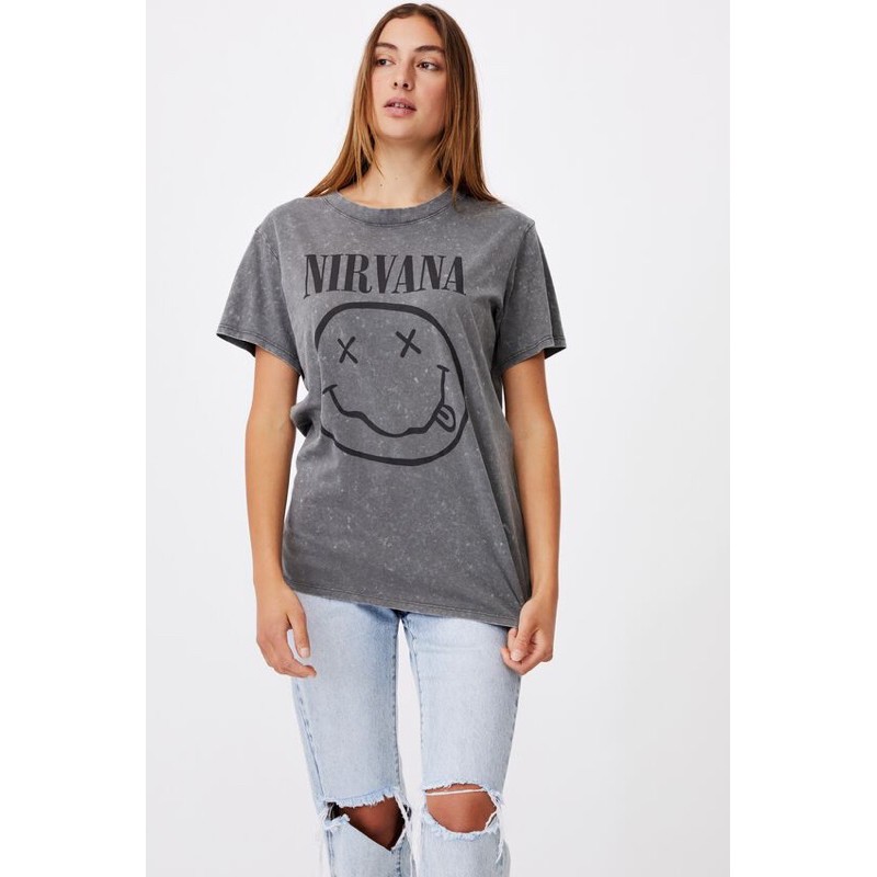 Cotton On Nirvana Tee Shopee Philippines