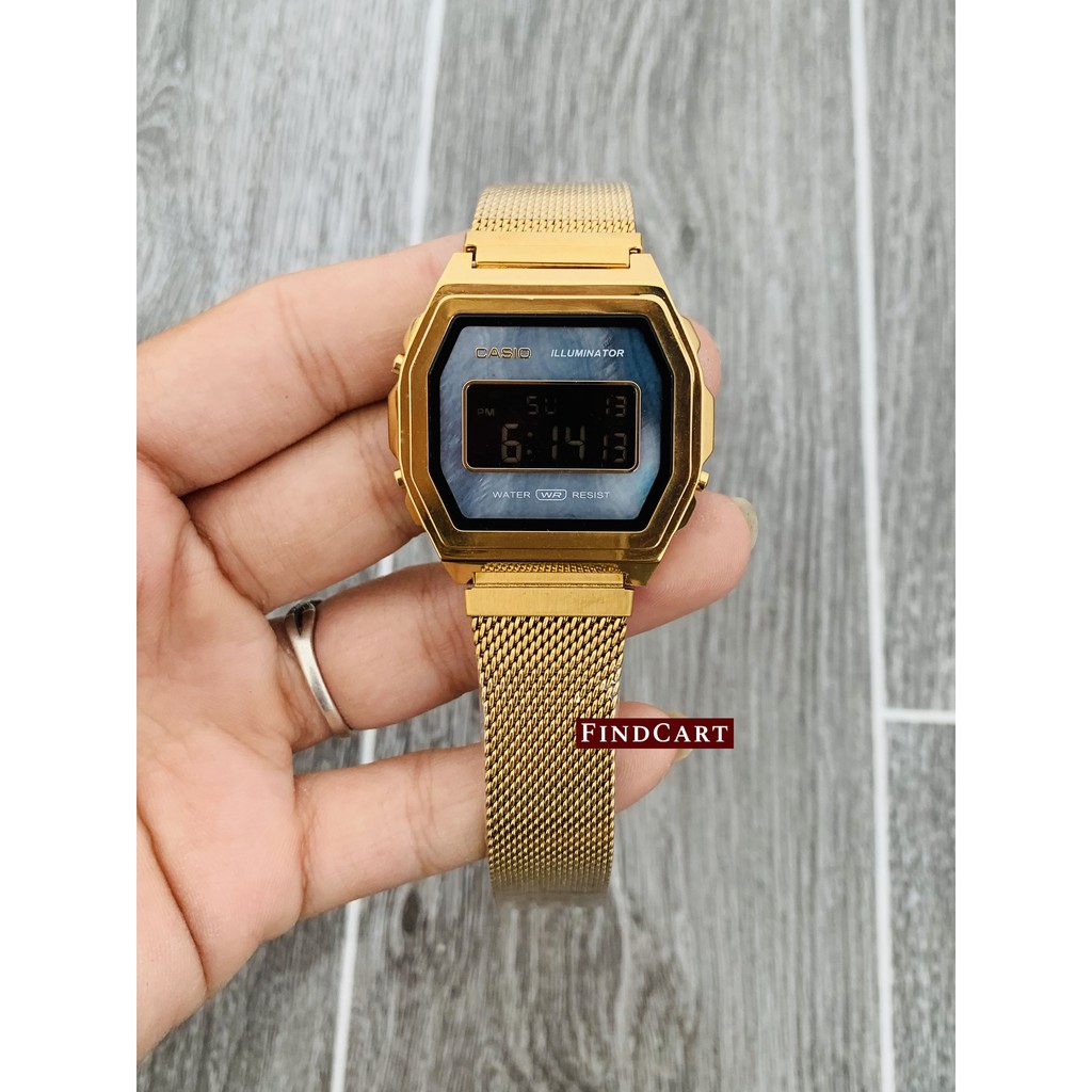 Casio mesh cheap band