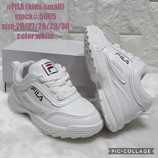 Fila rubber shoes sale white