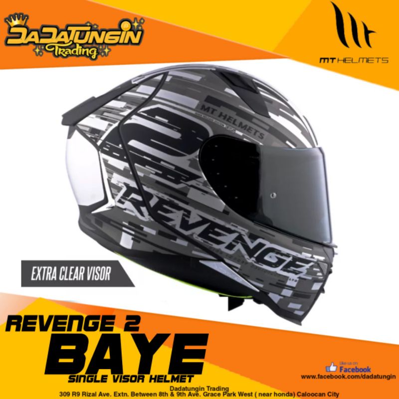 MT Helmet Revenge 2 (Single Visor)