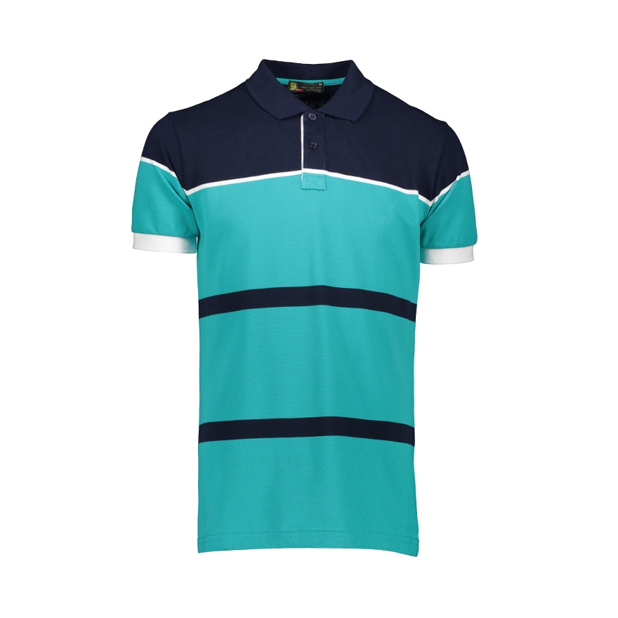 BENCH Striped Polo Shirt Lake Blue Shopee Philippines