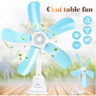 ZH Table Clip Fan 4/5 Blades Mini Home Electricfan Portable desk/table ...