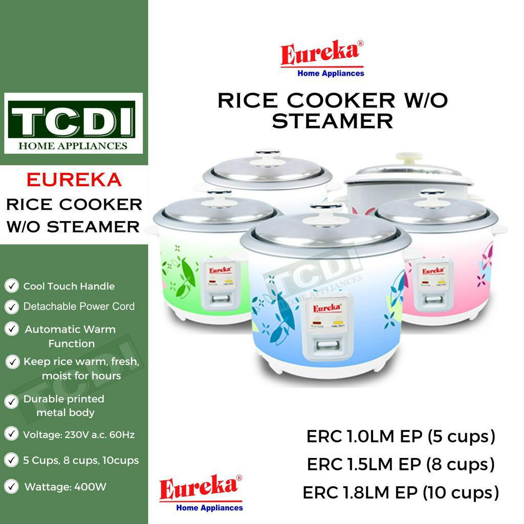 TCDI Eureka Rice Cooker ERC 1.0LM EP/ERC 1.5LM EP/ERC 1.8LM EP without