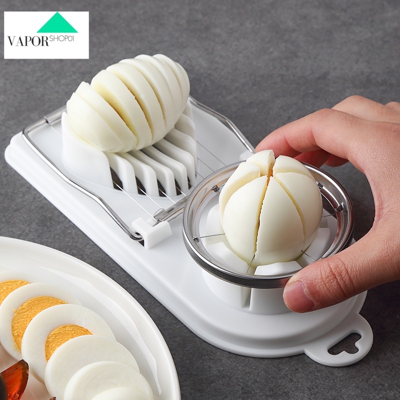 1pc Dual Function Egg Slicer, Multi-purpose Egg Chopper For Boiled Egg And  Century Egg, Kitchen Gadget