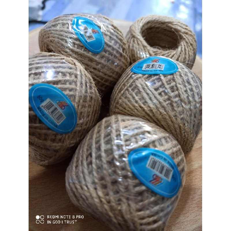 Jute String 1mm 50grams | Shopee Philippines