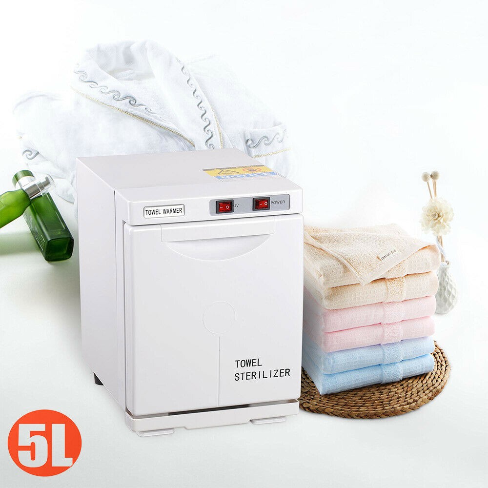 5L Towel Warmer UV Sterilizer Cabinet Facial Salon Hot Heater Beauty ...