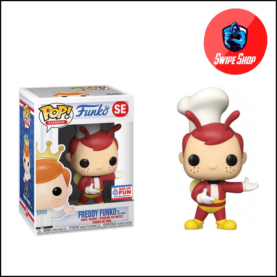 Freddy Funko selling as Jollibee Funko Pop