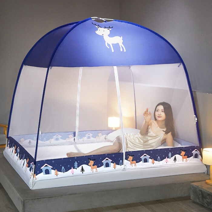 No-installation mosquito net household folding convenient universal ...