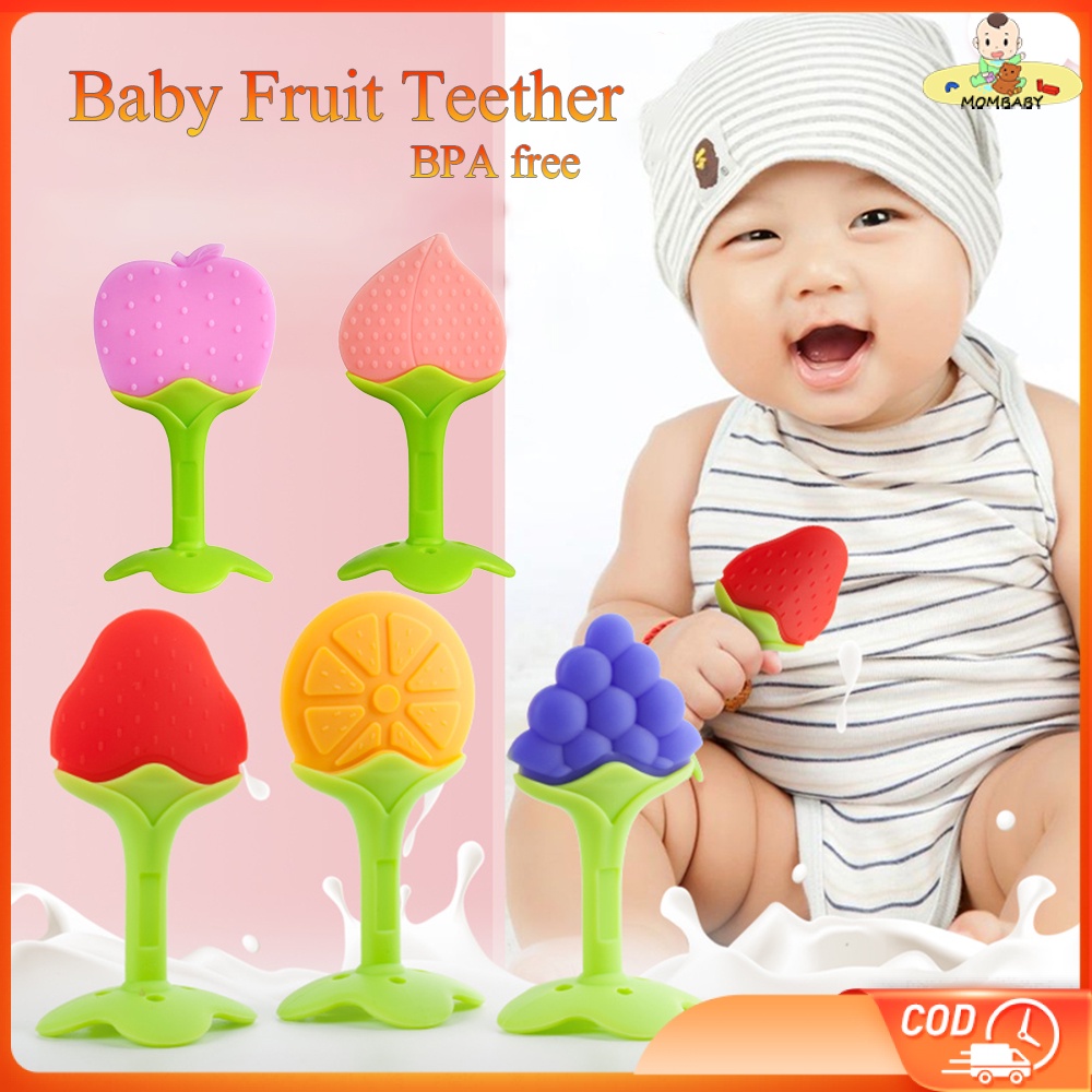 Mombaby Fruit shape teether for baby teether for baby BPA free soft ...