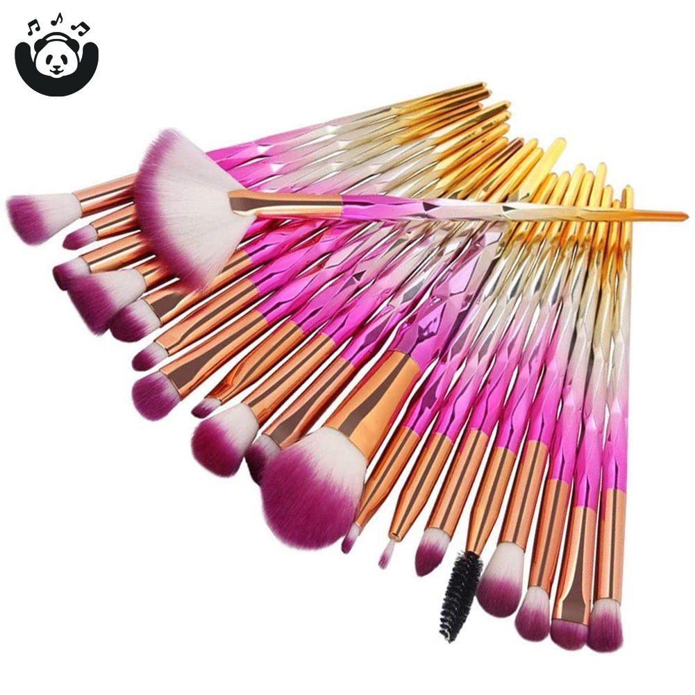 20 Pcs Set Makeup Brush Set Makeup Brushes Kit Tools Professional Makeup Makeup Brushes Eyes 4758