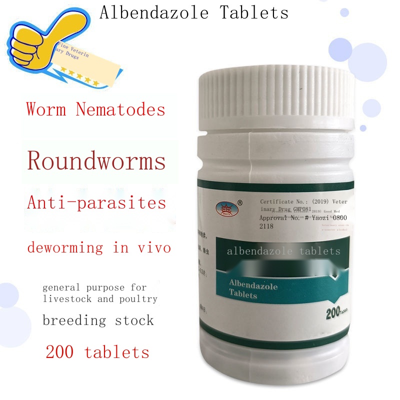 Ticks Anti Fleas Veterinary medicine albendazole tablets pig cattle