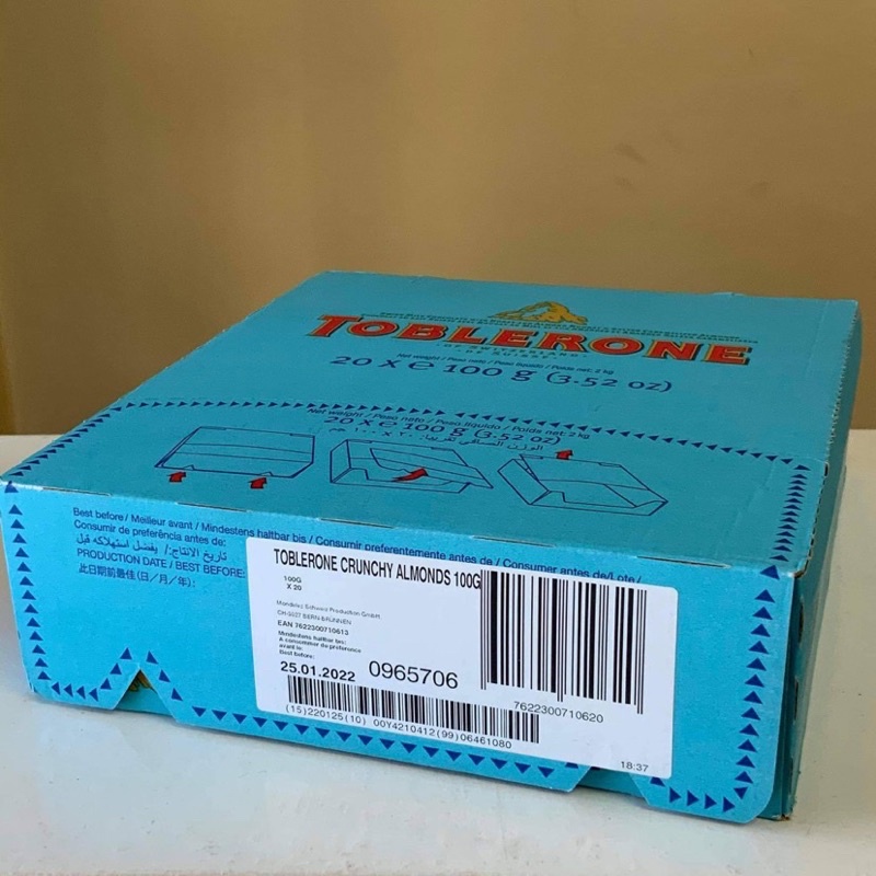 Toblerone 20 x 100g (1 box) | Shopee Philippines