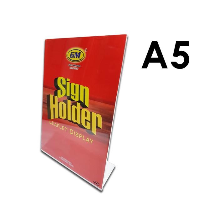 Delia Acrylic Sign Holder A5 Shopee Philippines