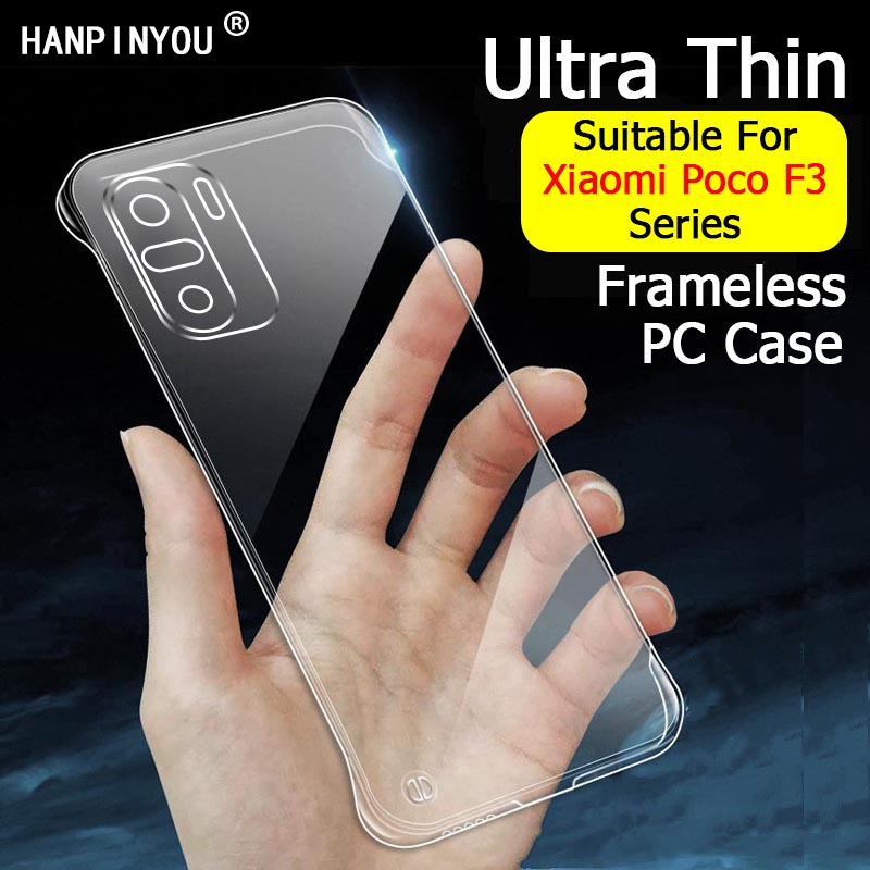 Ultra Clear Thin Frameless Curved Phone Case For Xiaomi Poco F3 X3 Gt M3 X2 F2 M2 Pro 1210
