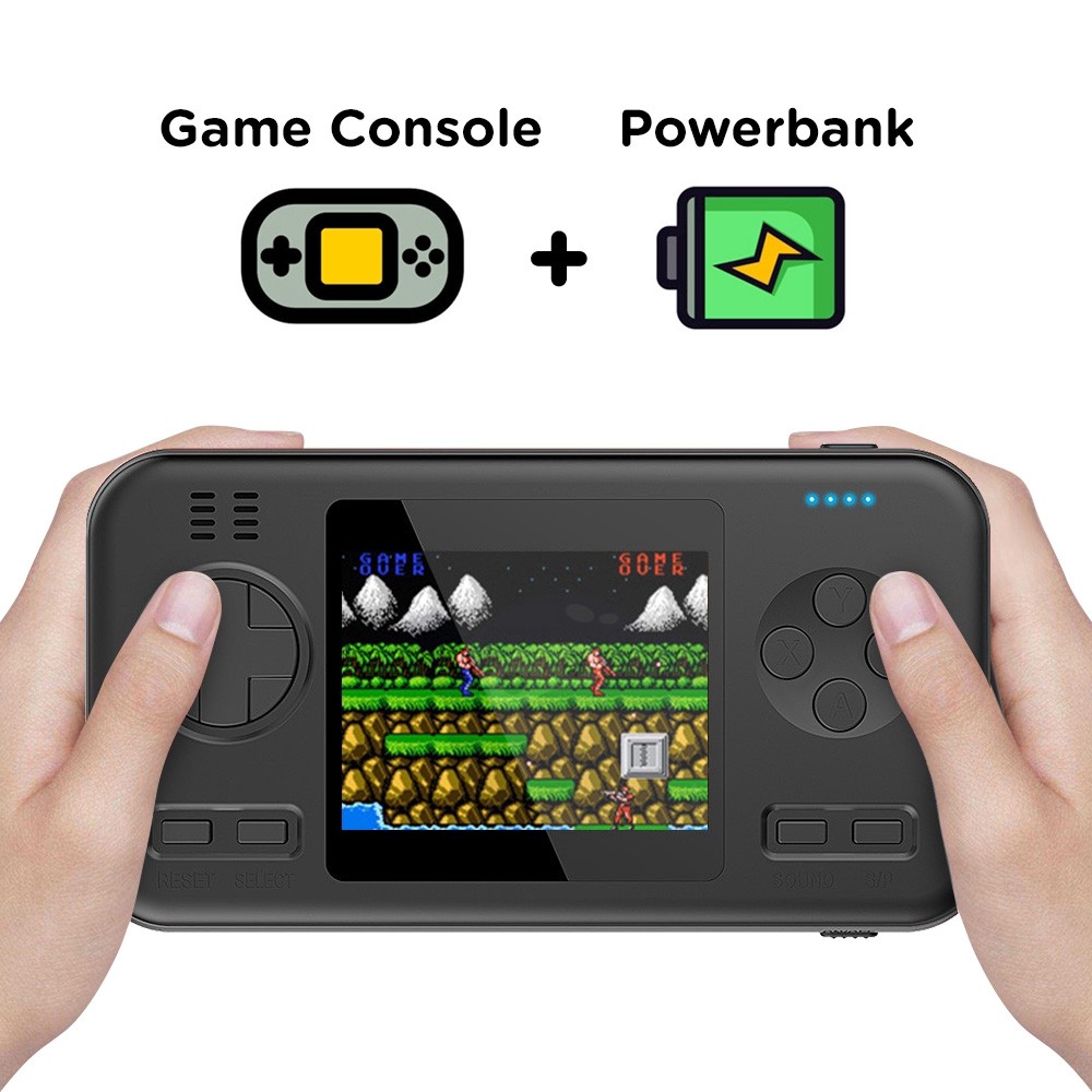 Powerbank with Gameboy Retro Video Game Player 416 Games Built-in 8000mah Power  Bank Fast Charger | Shopee Philippines