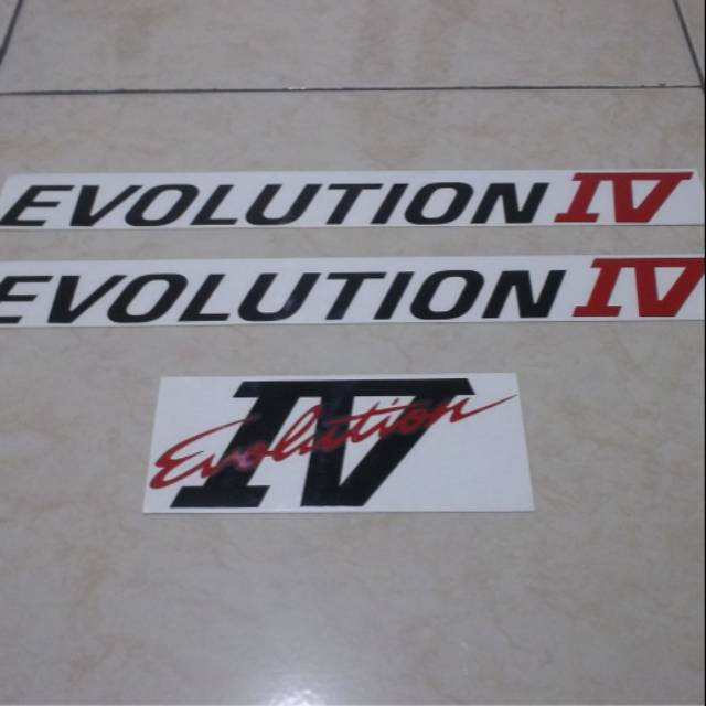 Sticker Set Evolution IV | Shopee Philippines