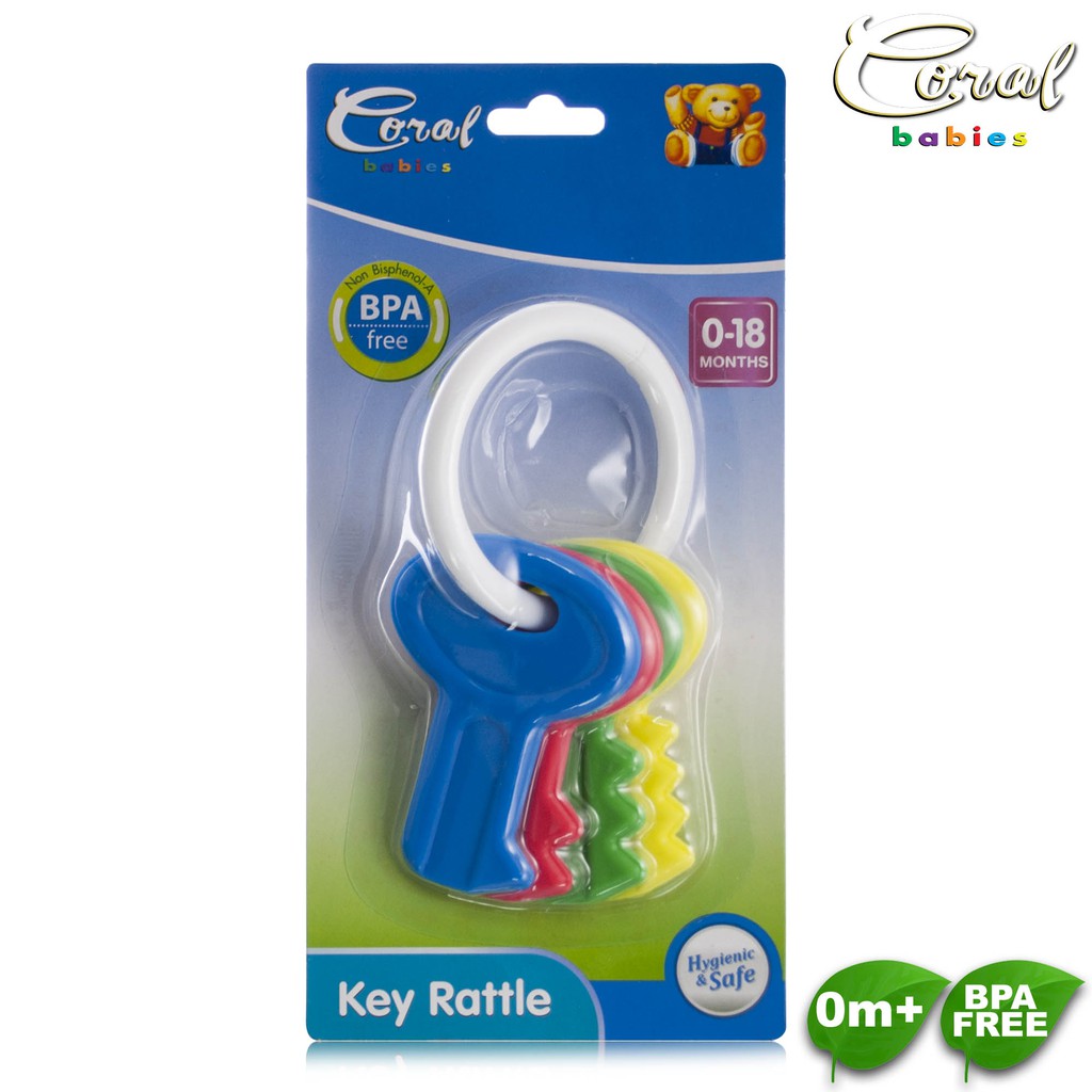 Coral Babies Key Rattle | Shopee Philippines