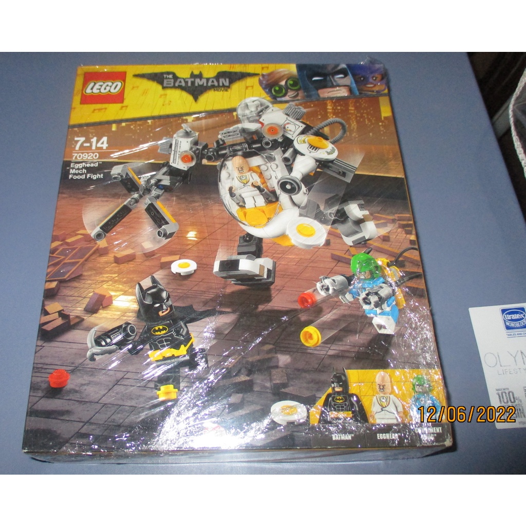  LEGO BATMAN MOVIE DC Egghead Mech Food Fight 70920