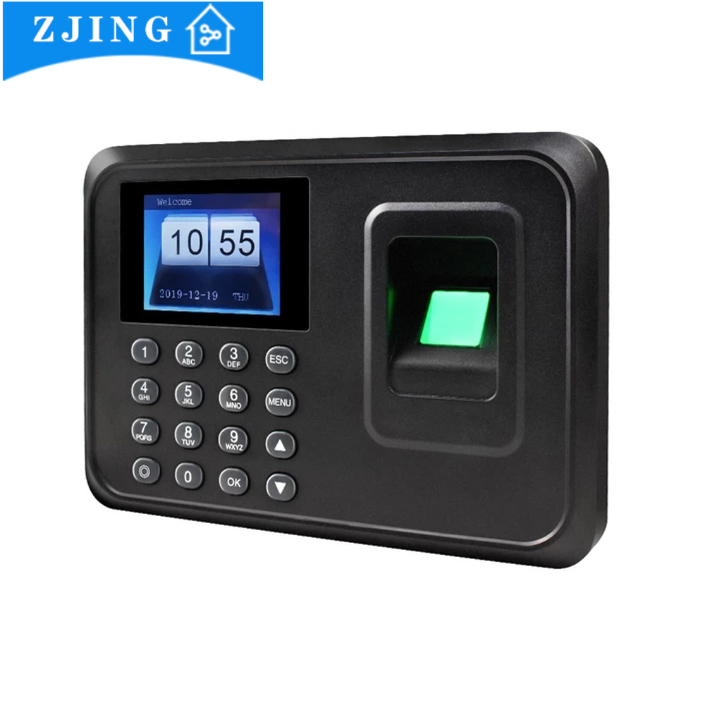 Biometric Fingerprint Time Attendance Machine Employee Check-in Time ...