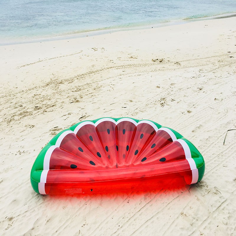 Large floatie beach half or full watermelon inflatable float swimming ...