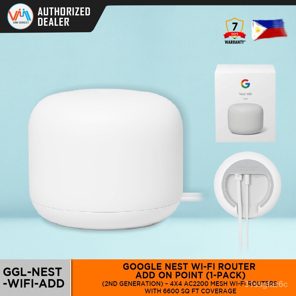 Mesh Wifi System Google Nest WiFi Router 3 Pack (2nd Gen) - Mesh System ...